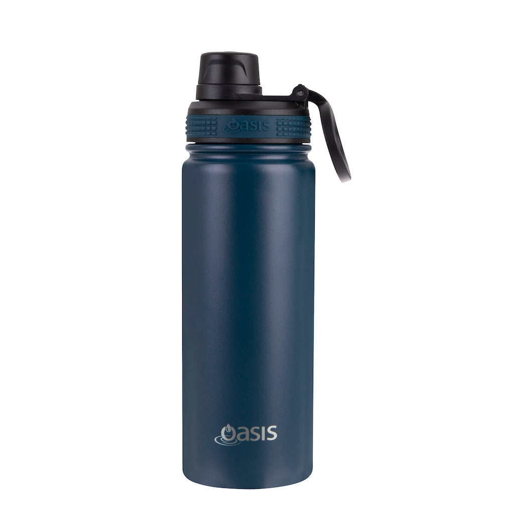 Oasis Stainless Steel Drink Bottles - Screw Cap - 550ml