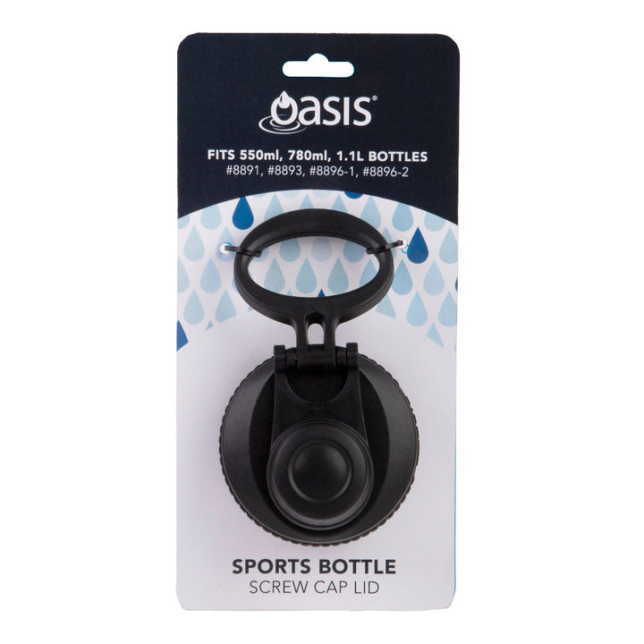 Oasis Stainless Steel Sports Bottle - Screw Cap Lid