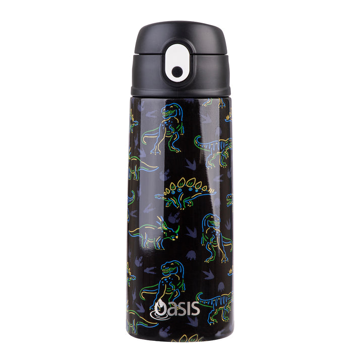 Oasis Stainless Steel Drink Bottles - 550ml - Sipper Straw