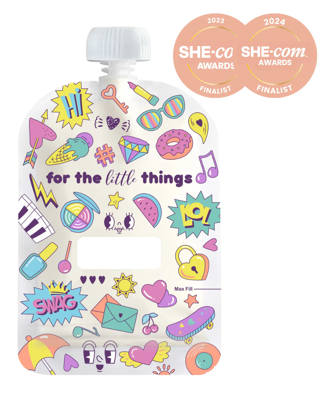 Sinchies 150ml Reusable Food Pouches