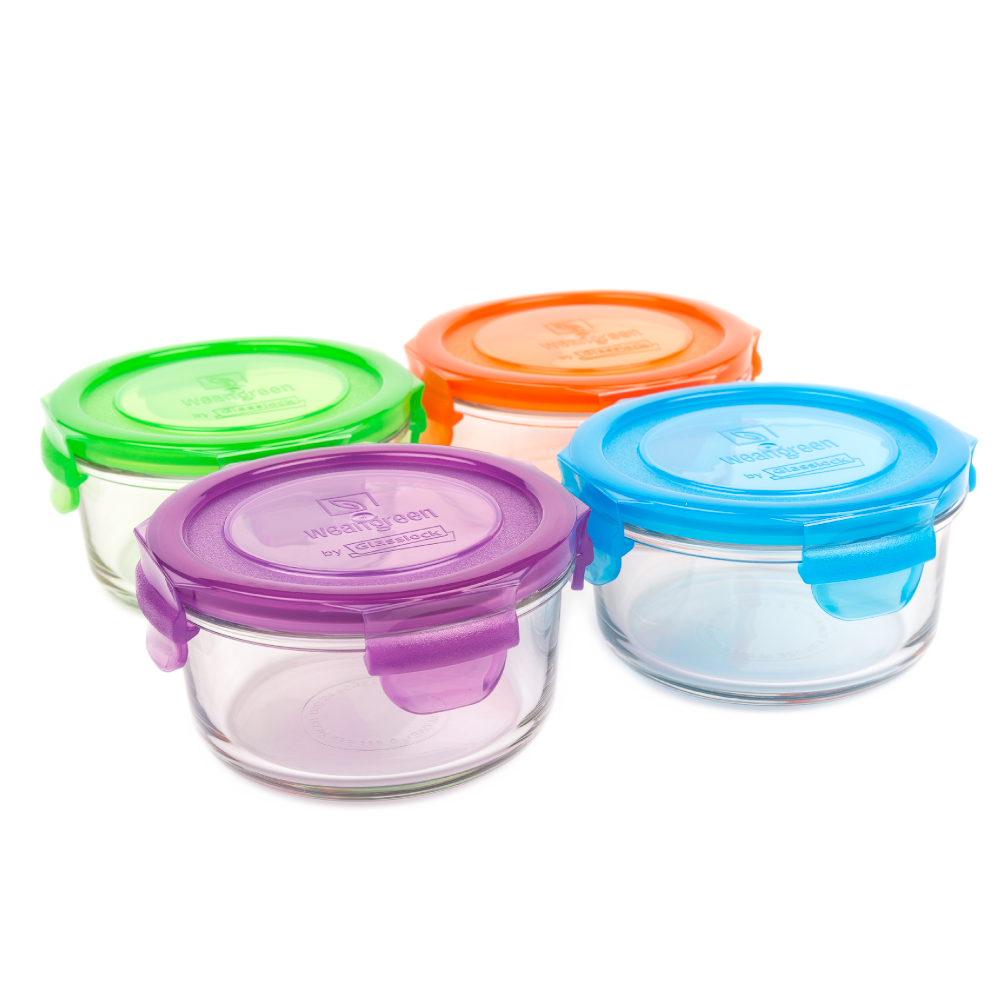 Wean Green Lunch Bowls Garden Pack