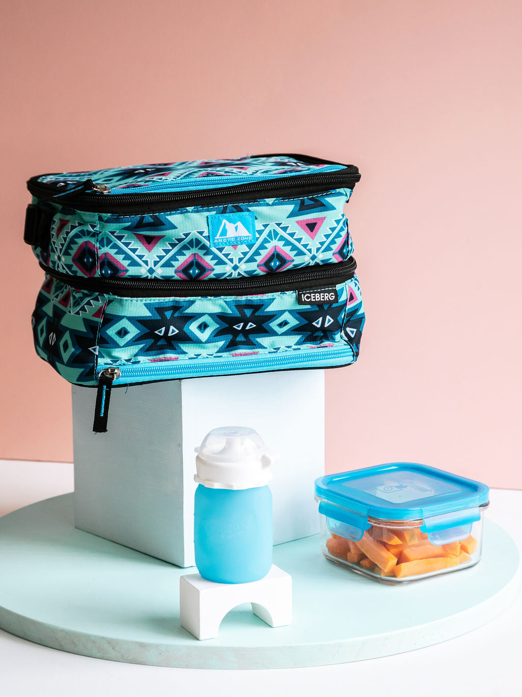 Squeasy Snacker — Reusable and Versatile — Mini Hippo