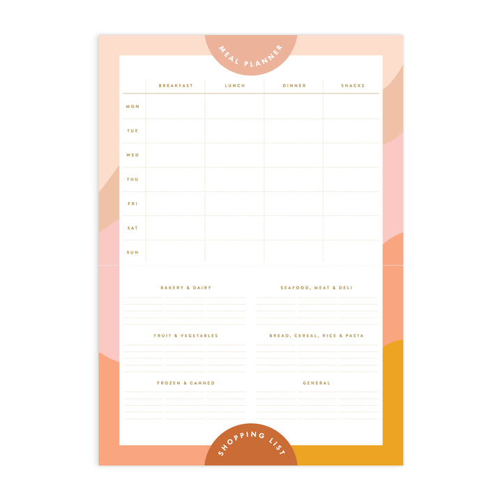 Fox and Fallow Magnetic Meal Planner