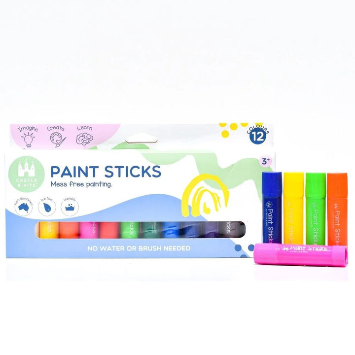Castle and Kite - Paint Sticks - 12 Pack
