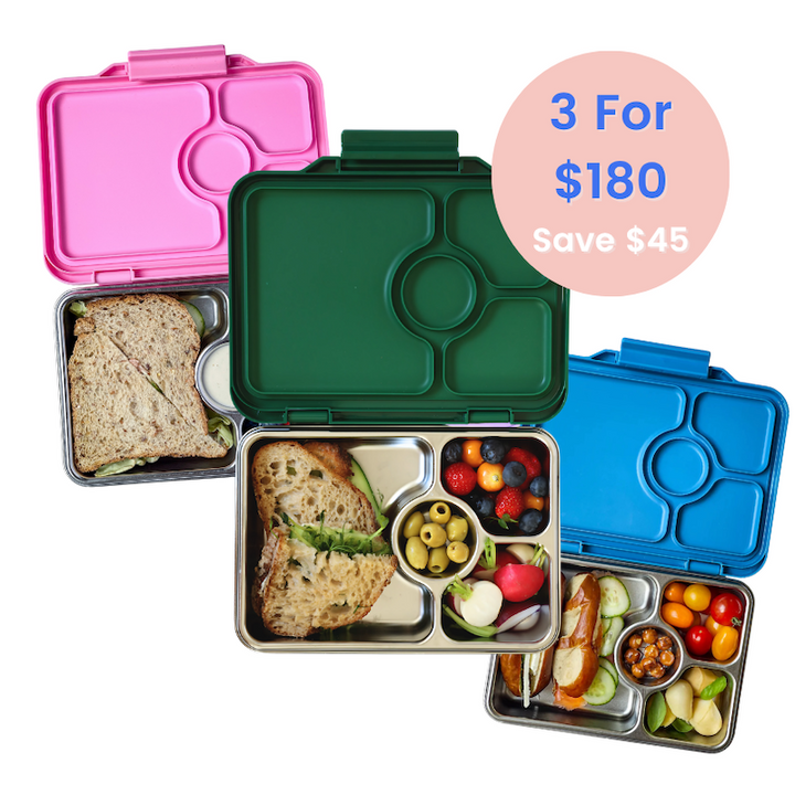 Mix and Match Stainless Steel Yumbox Pret – Any 3 for $180