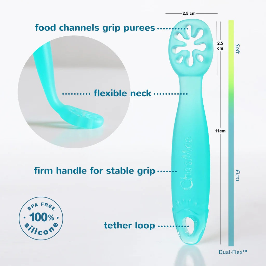 Flexidip Silicone Learning Utensil - 2 Pack