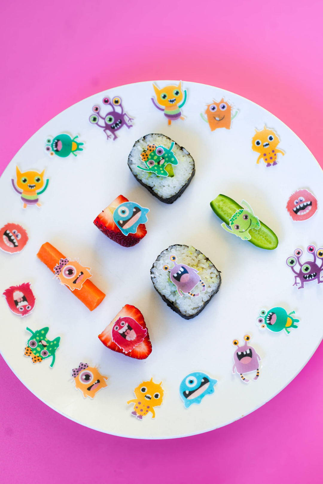 Monster Edible Food Stickers