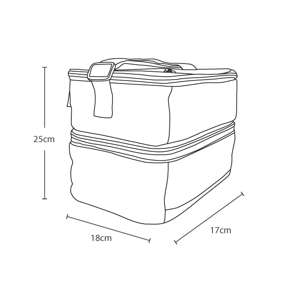 Arctic Zone Dual Compartment Lunch Pack