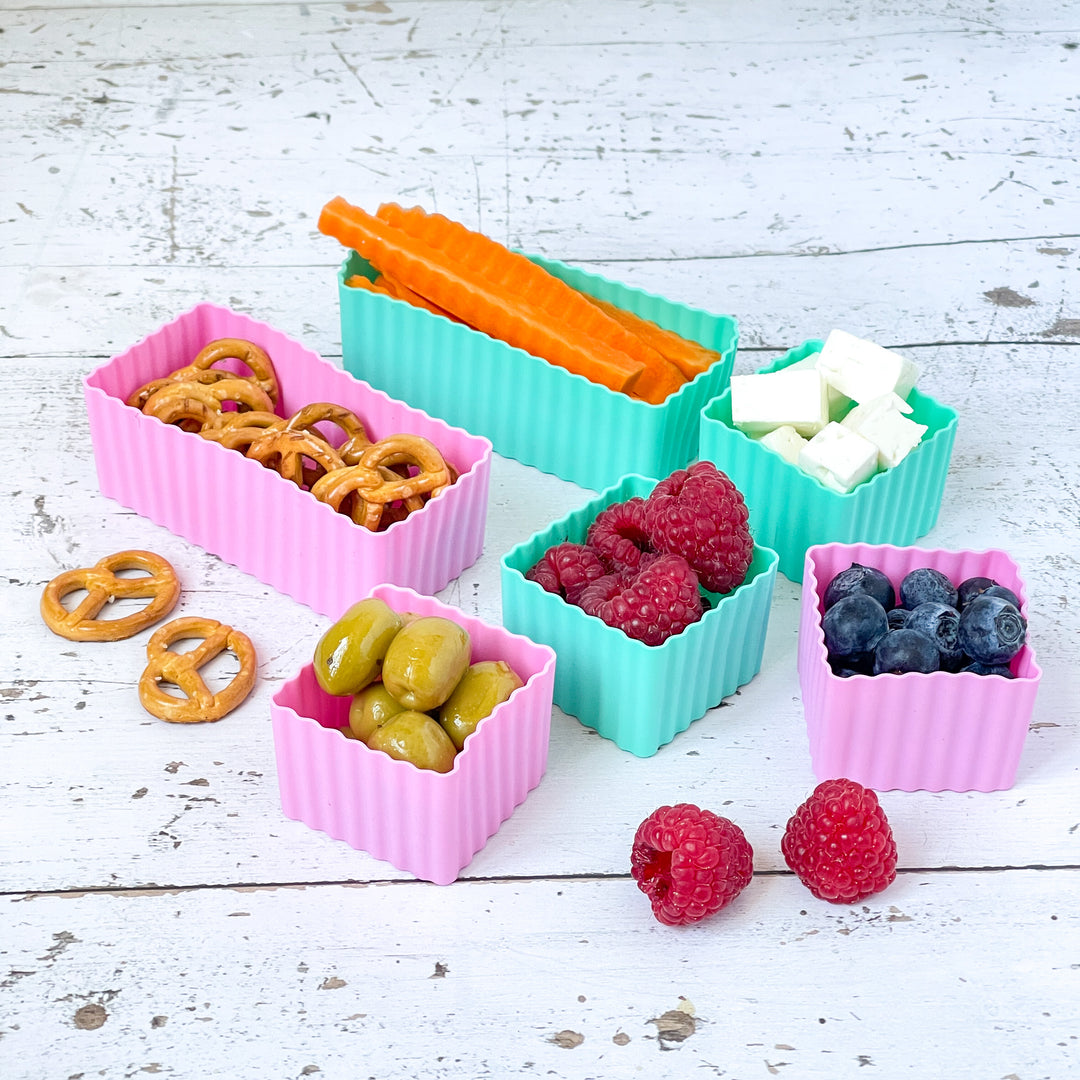 Buy Wholesale South Korea Silicone Lunch Box 3 Cubes & Silicone