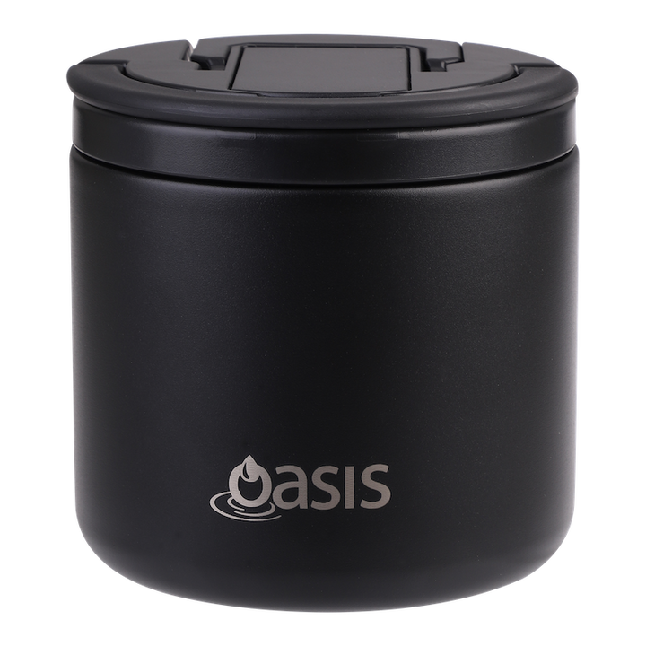 Oasis Double Walled Stainless Steel Food Flask - Quick Release Lid