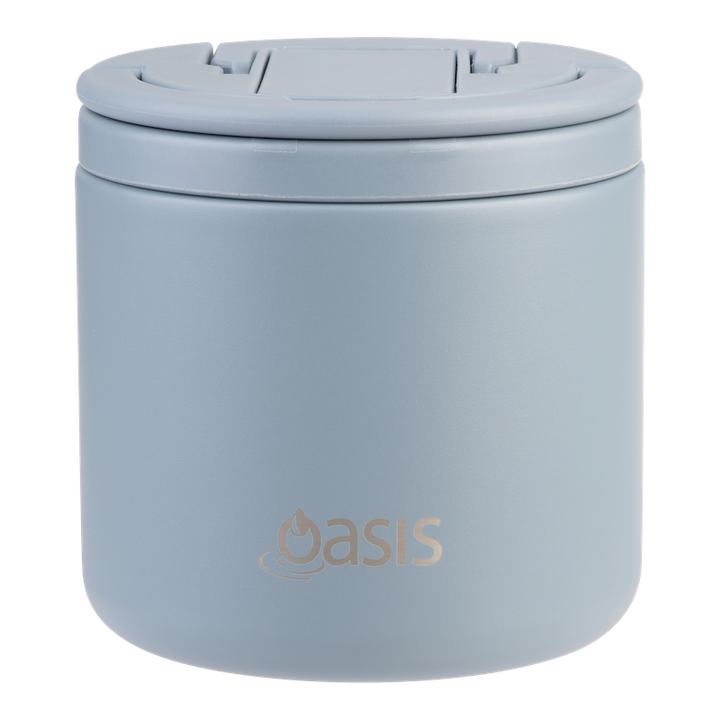 Oasis Double Walled Stainless Steel Food Flask - Quick Release Lid