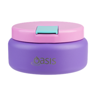 Oasis Double Walled Stainless Steel Food Flask - Quick Release Lid
