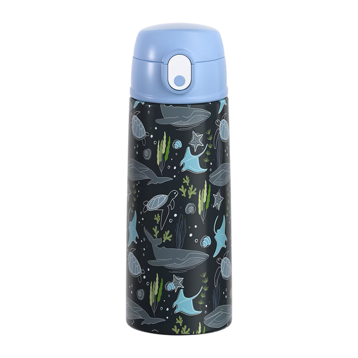 Oasis Stainless Steel Drink Bottles - 550ml - Sipper Straw