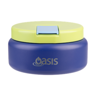 Oasis Double Walled Stainless Steel Food Flask - Quick Release Lid