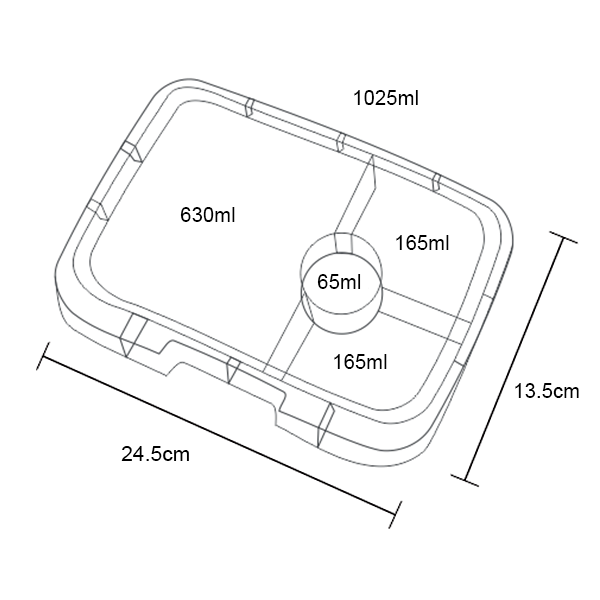 Yumbox Tapas Interchangeable Tray